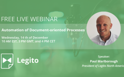 Free Webinar: Automation of Document-oriented Processes