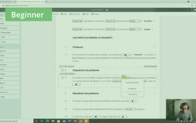 Webinar: Document Automation and Legito’s Template Editor (in Spanish only)
