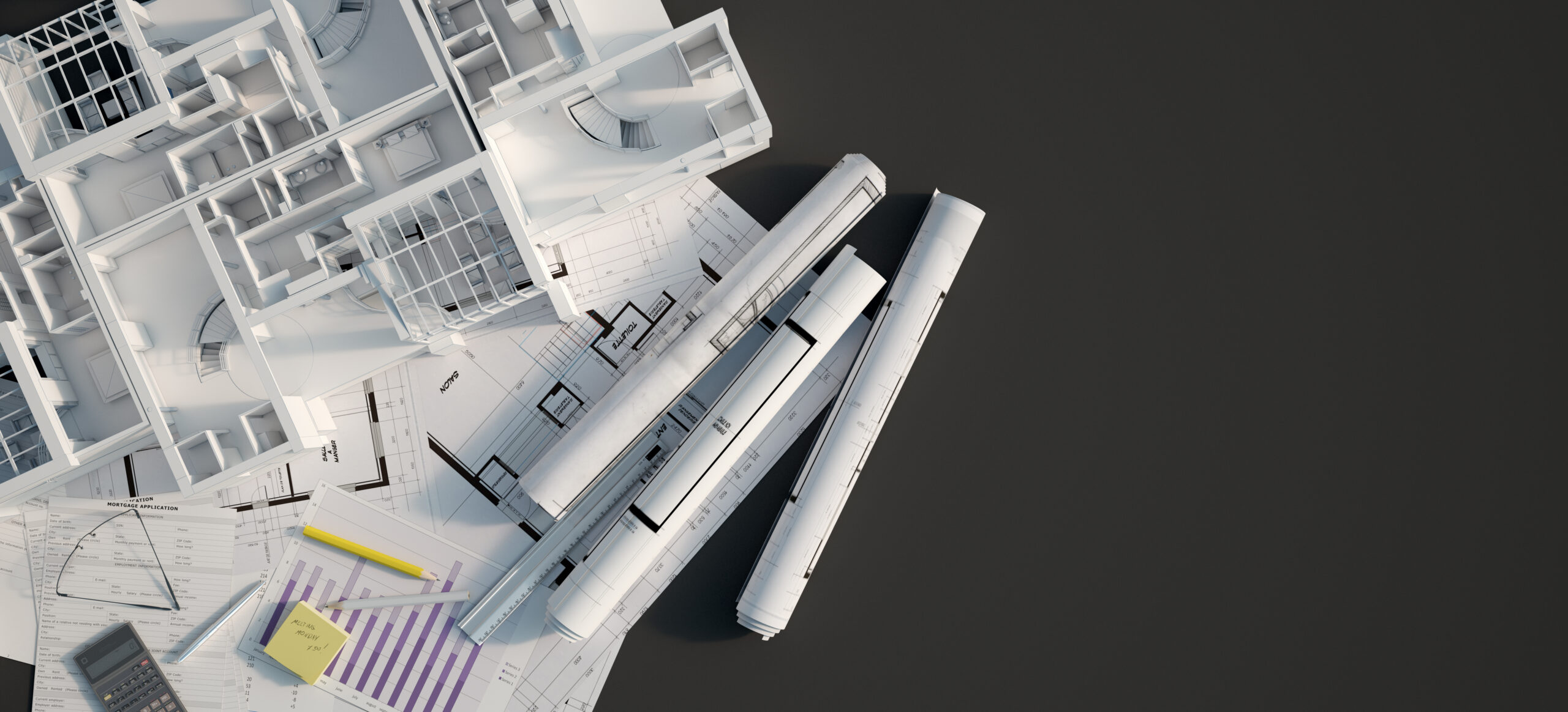 3D-rendering-of-a-mock-up-condo-blueprints