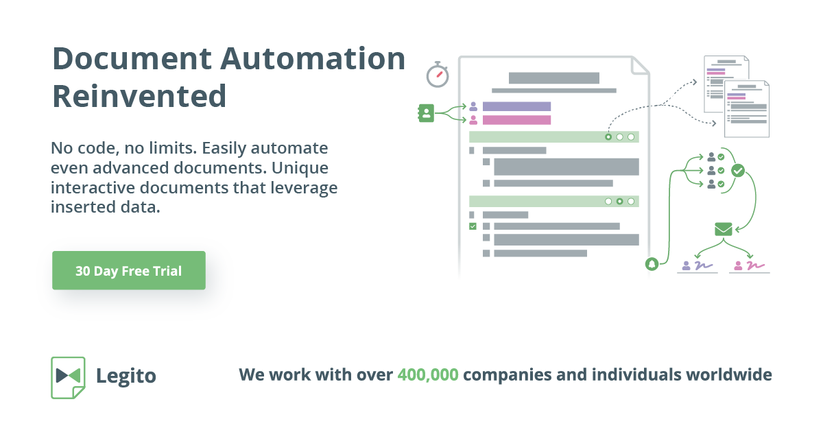 Document Creation Software For Back Office Legito