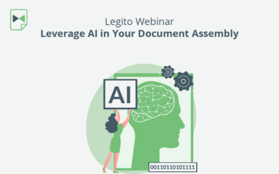 Webinar: Leverage AI in your Document Assembly