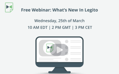 Webinar: What’s New In Legito