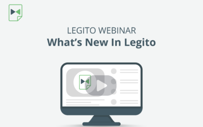 Webinar: What’s New In Legito